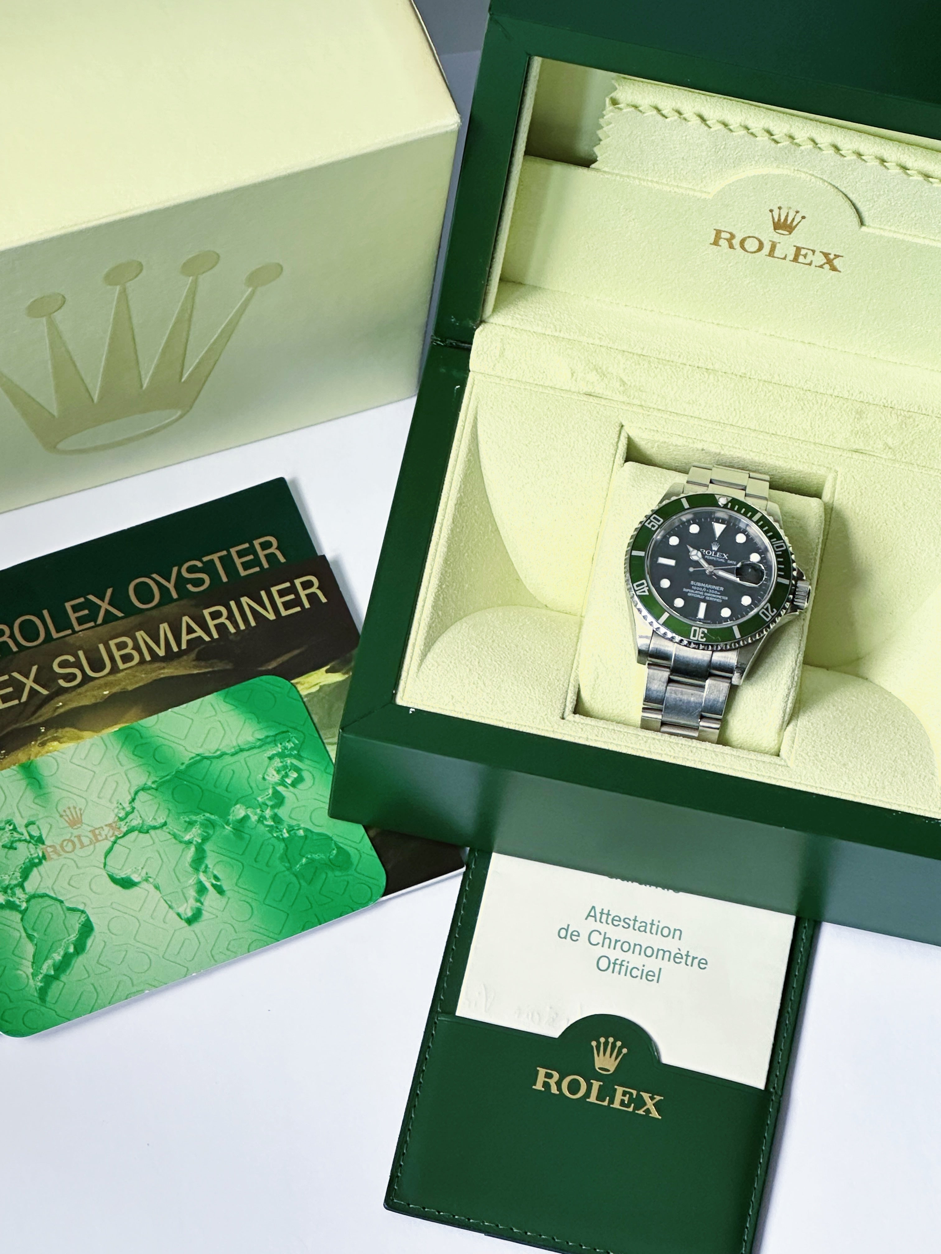 Rolex Submariner Date 16610LV Kermit mrnevillewatches