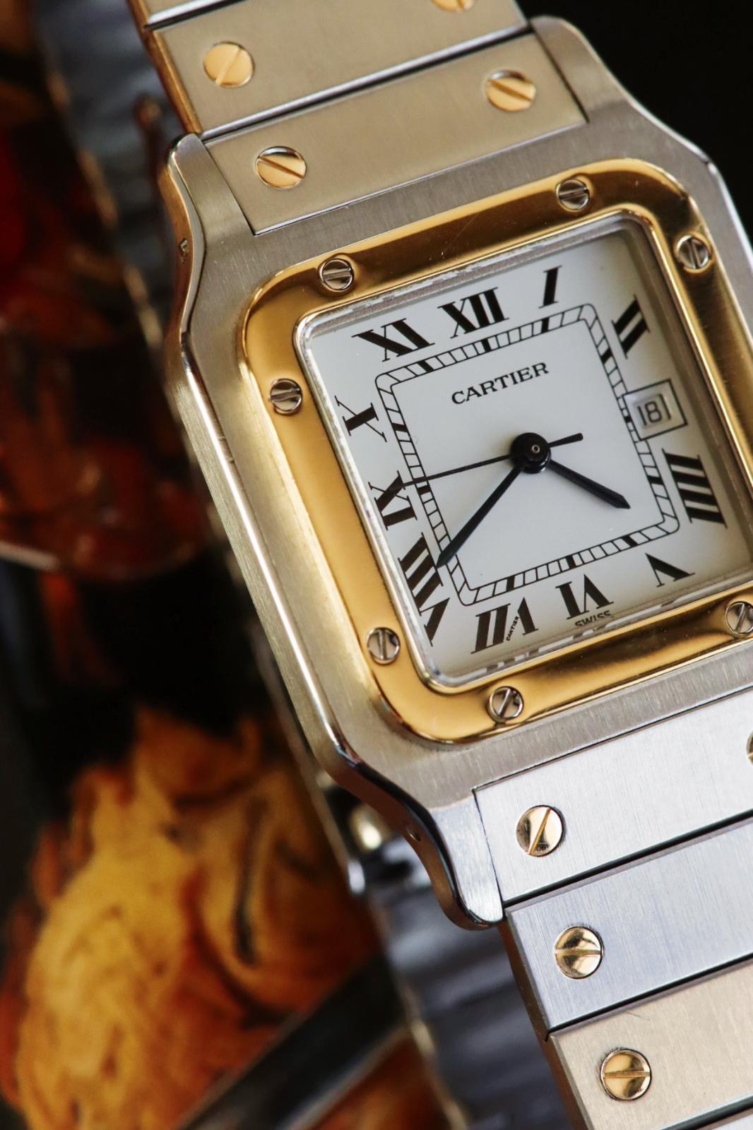 Cartier Santos Carrée 2961 Or & Acier – Cadran d’origine – MK2