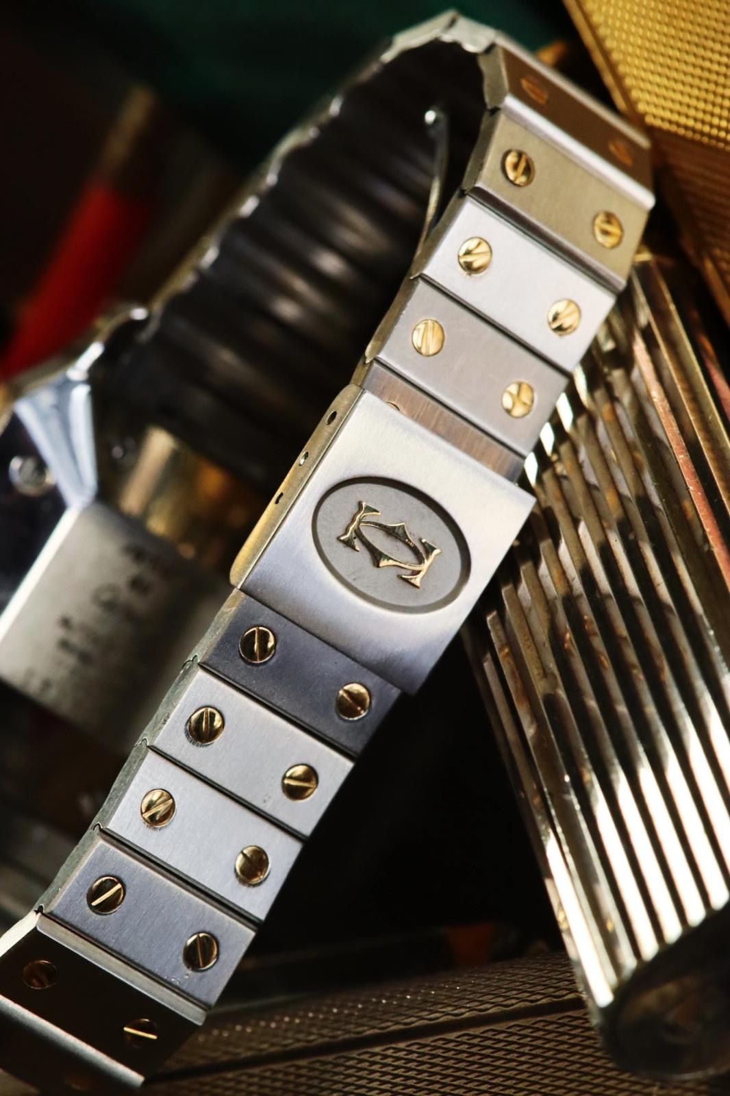 Cartier Santos Carrée 2961 Or & Acier – Cadran d’origine – MK2