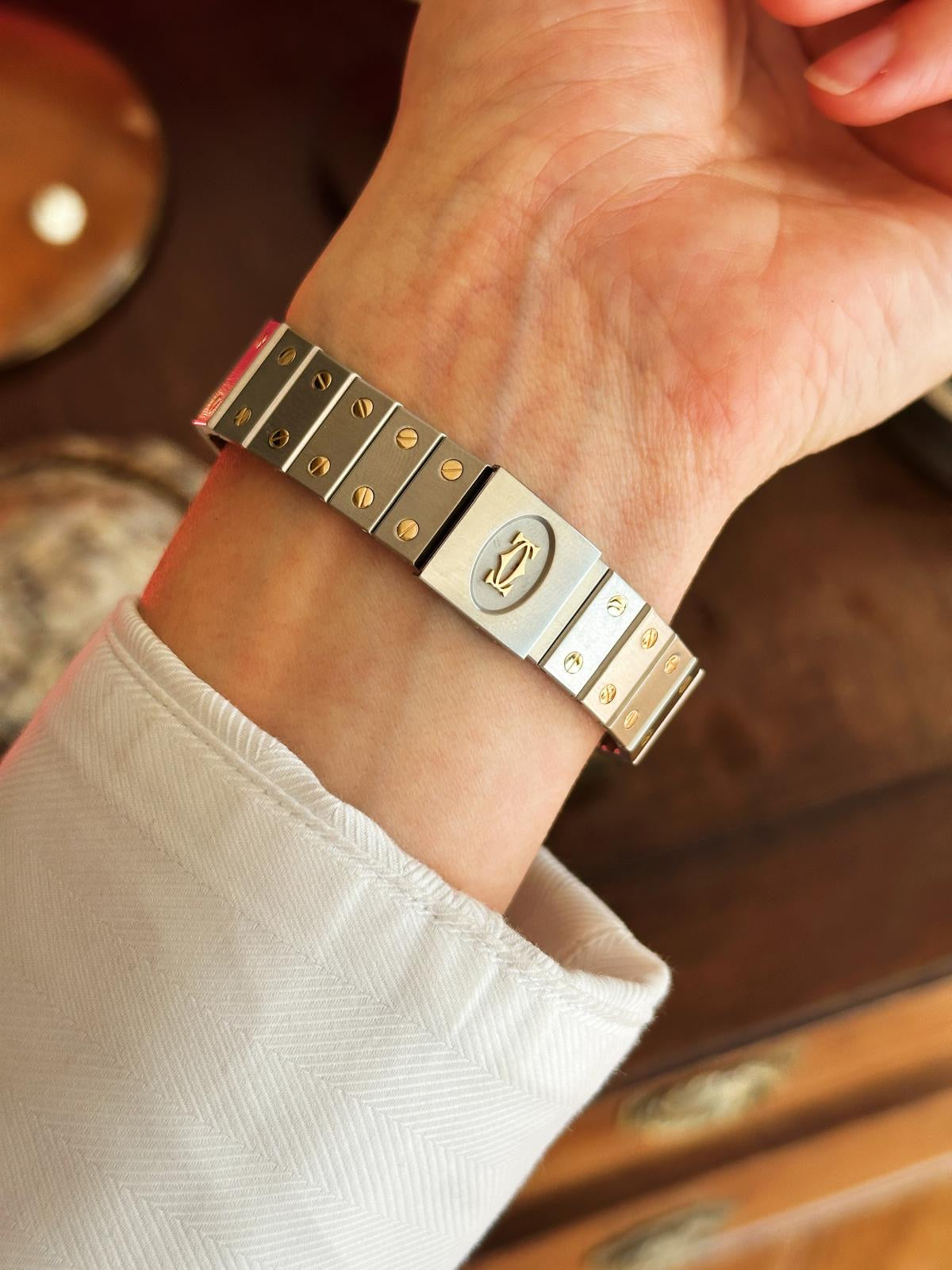 Cartier Santos Carrée 2961 Or & Acier – Cadran d’origine – MK2