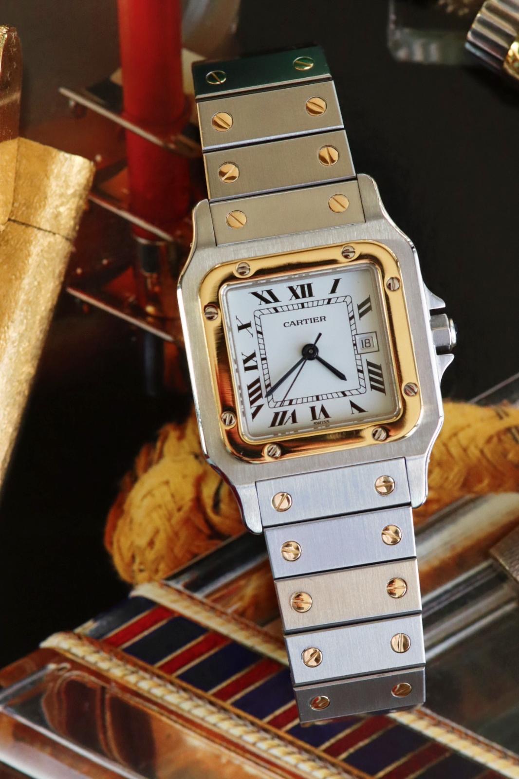 Cartier Santos Carrée 2961 Or & Acier – Cadran d’origine – MK2
