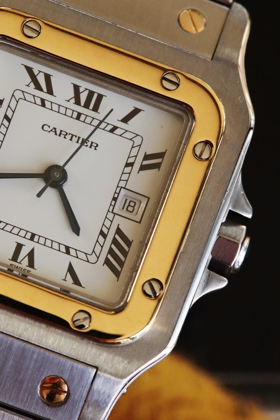 Cartier Santos Carrée 2961 Or & Acier – Cadran d’origine – MK2