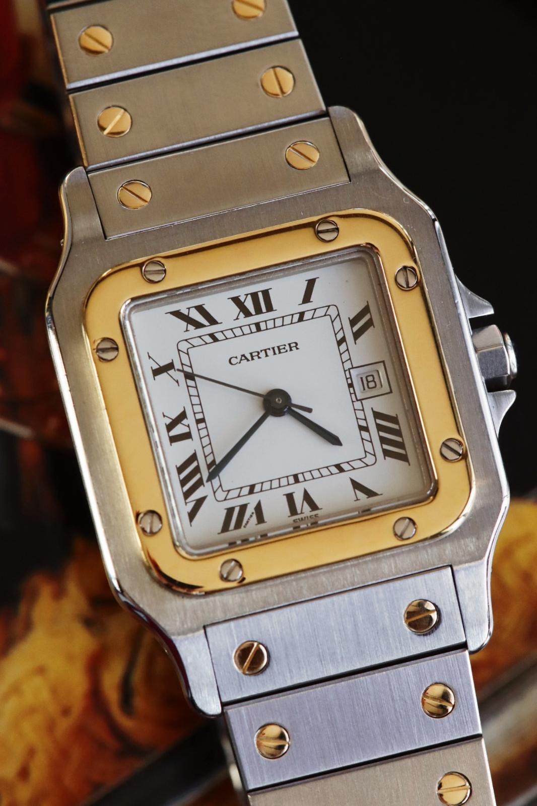 Cartier Santos Carrée 2961 Or & Acier – Cadran d’origine – MK2