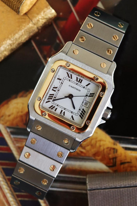 Cartier Santos Carrée 2961 Or & Acier – Cadran d’origine – MK2