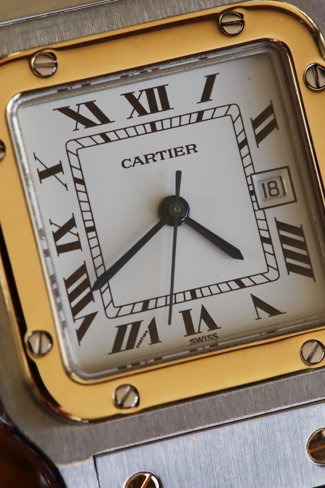 Cartier Santos Carrée 2961 Or & Acier – Cadran d’origine – MK2
