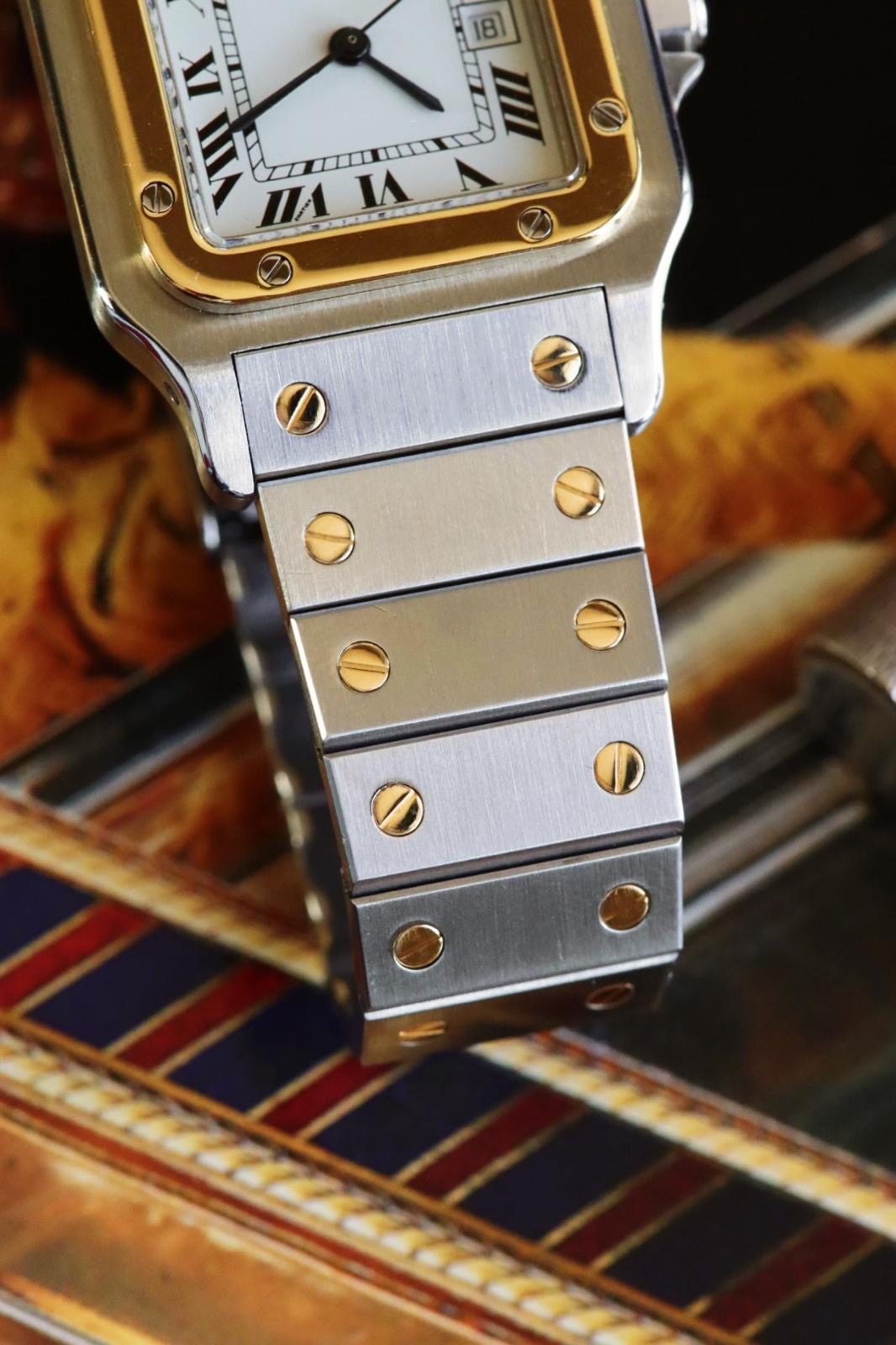 Cartier Santos Carrée 2961 Or & Acier – Cadran d’origine – MK2