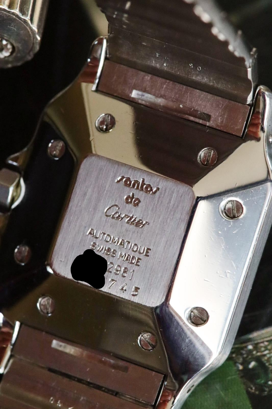Cartier Santos Carrée 2961 Or & Acier – Cadran d’origine – MK2