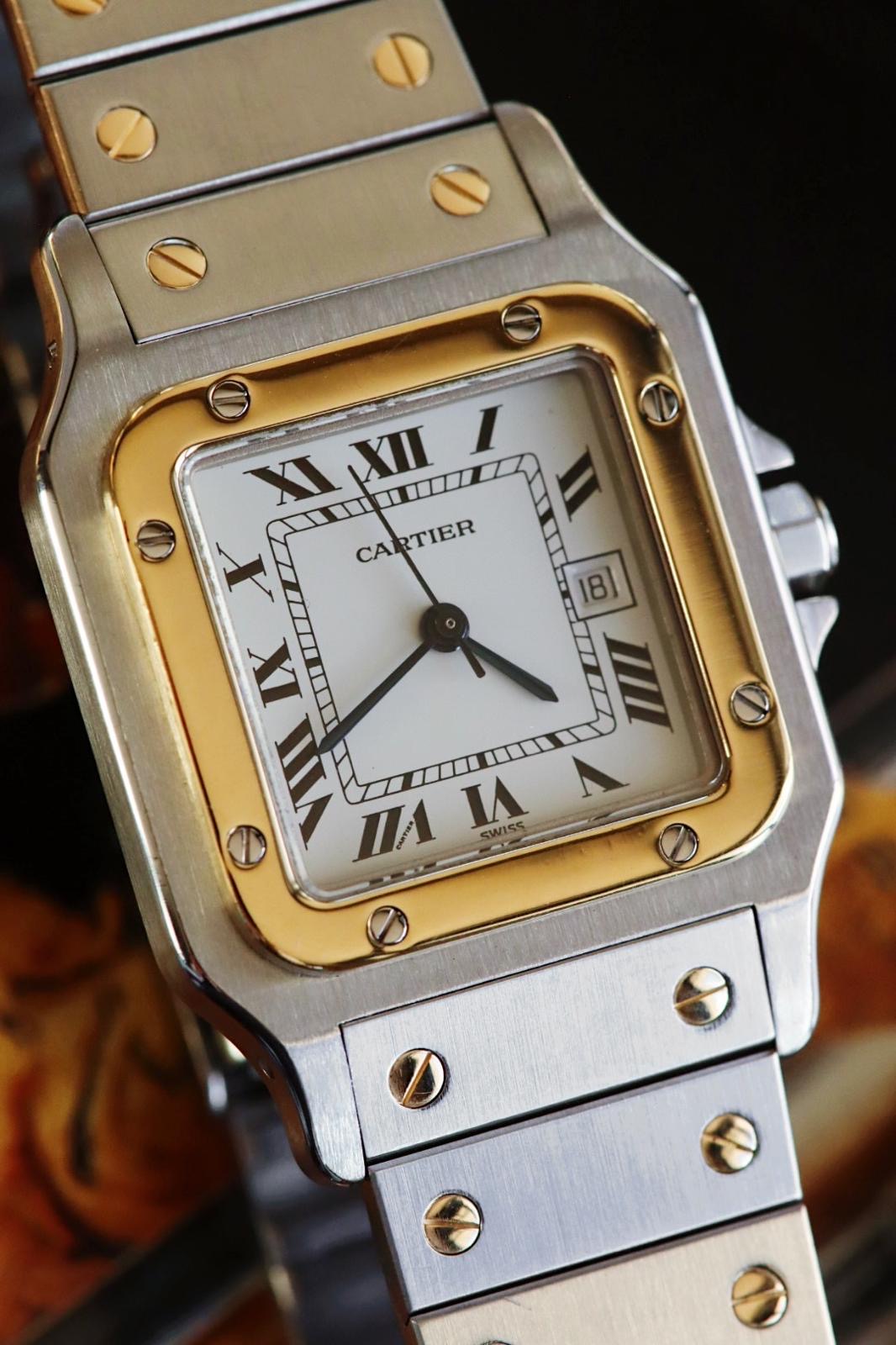 Cartier Santos Carrée 2961 Or & Acier – Cadran d’origine – MK2