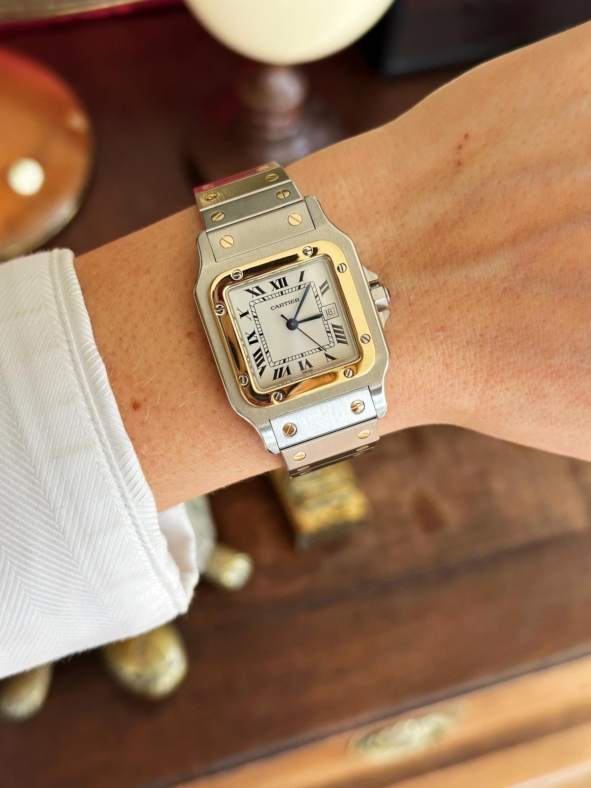 Cartier Santos Carrée 2961 Or & Acier – Cadran d’origine – MK2