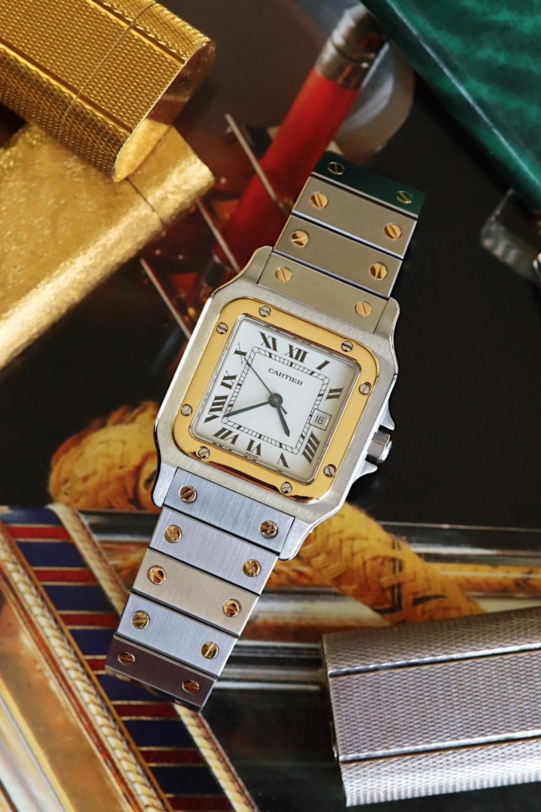 Cartier Santos Carrée 2961 Or & Acier – Cadran d’origine – MK2
