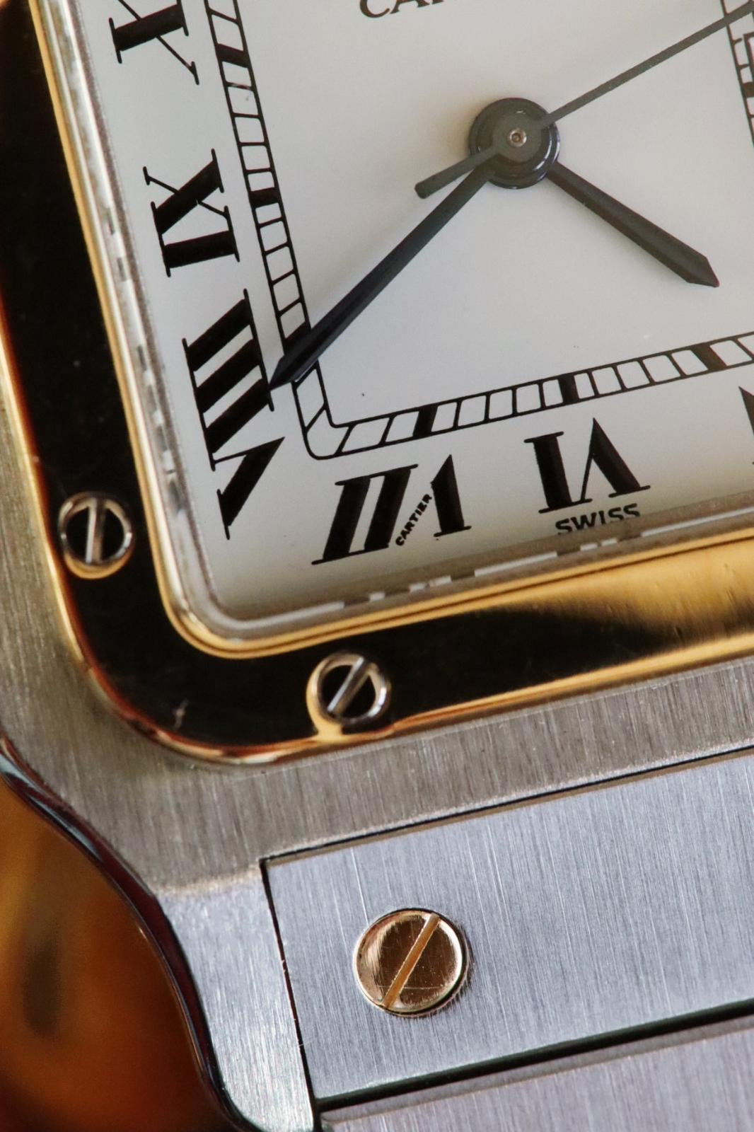 Cartier Santos Carrée 2961 Or & Acier – Cadran d’origine – MK2
