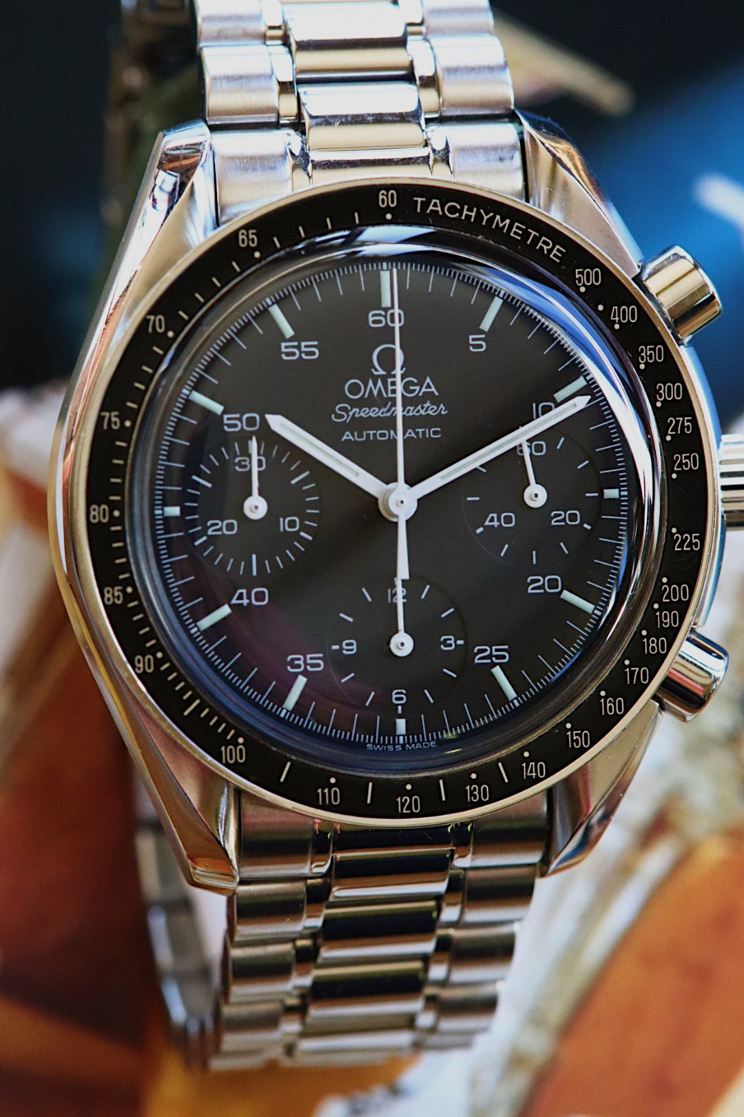 Omega Speedmaster Reduced 3510.50 – Automatique 39 mm – Cadran noir LumiNova