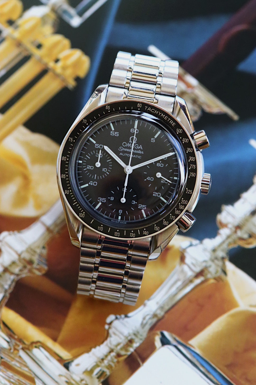 Omega Speedmaster Reduced 3510.50 – Automatique 39 mm – Cadran noir LumiNova
