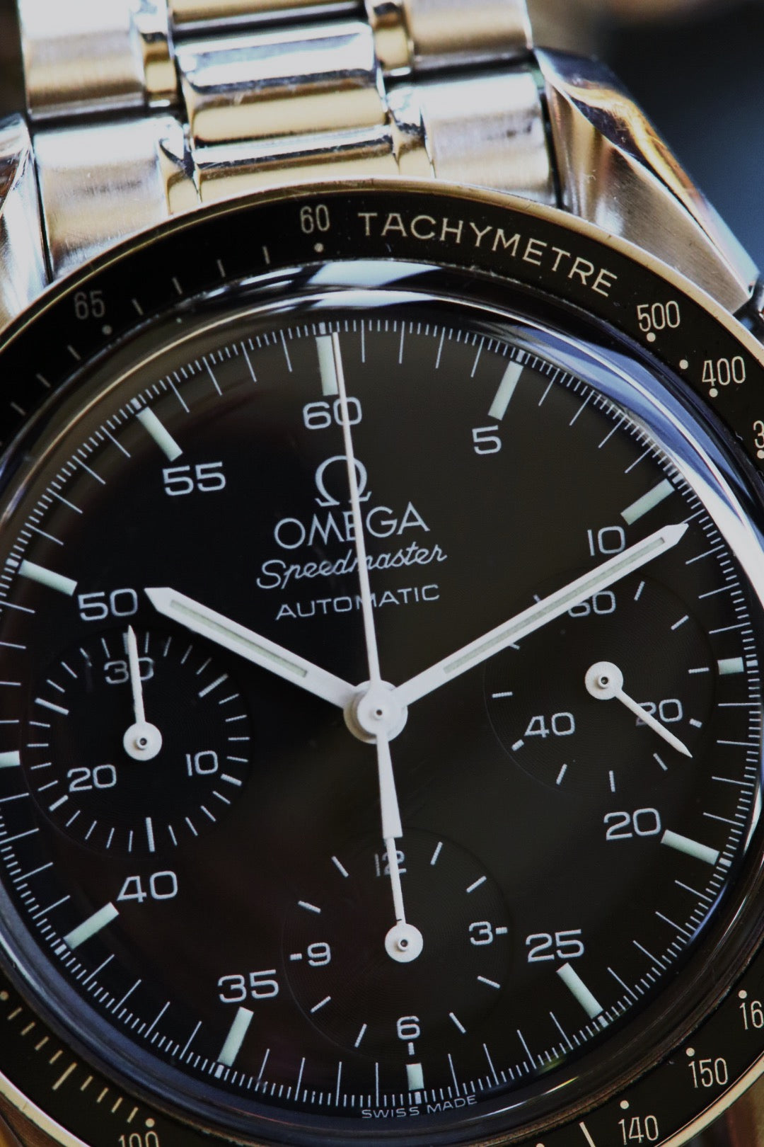 Omega Speedmaster Reduced 3510.50 – Automatique 39 mm – Cadran noir LumiNova