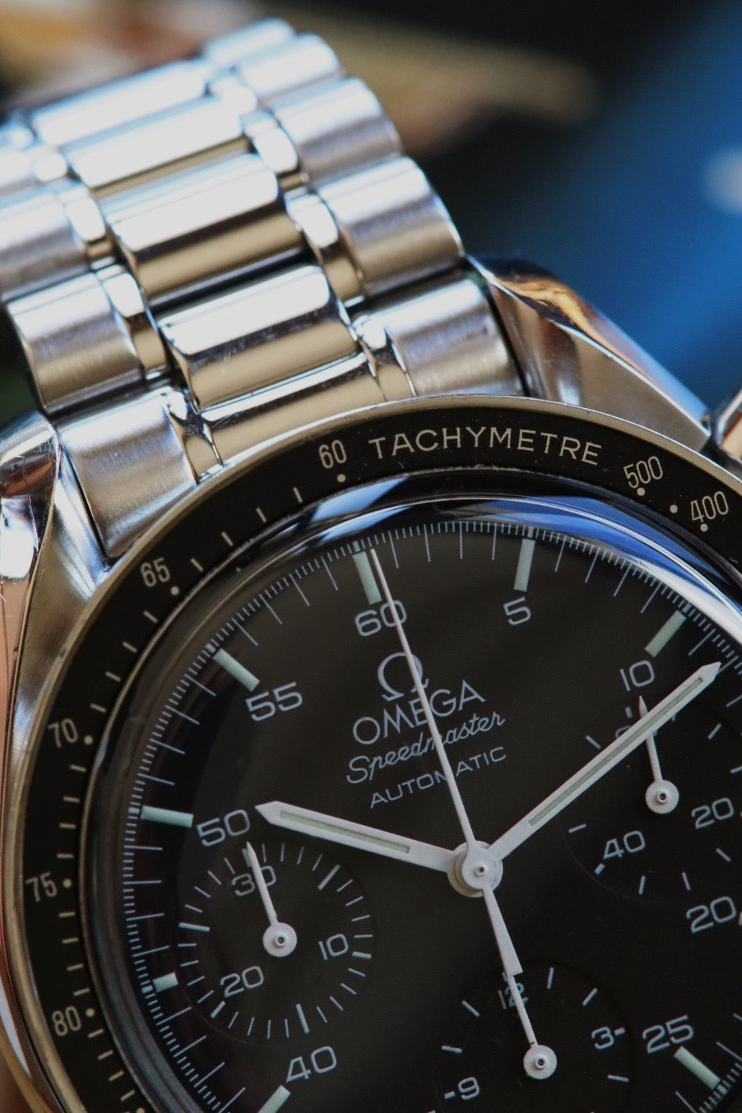 Omega Speedmaster Reduced 3510.50 – Automatique 39 mm – Cadran noir LumiNova