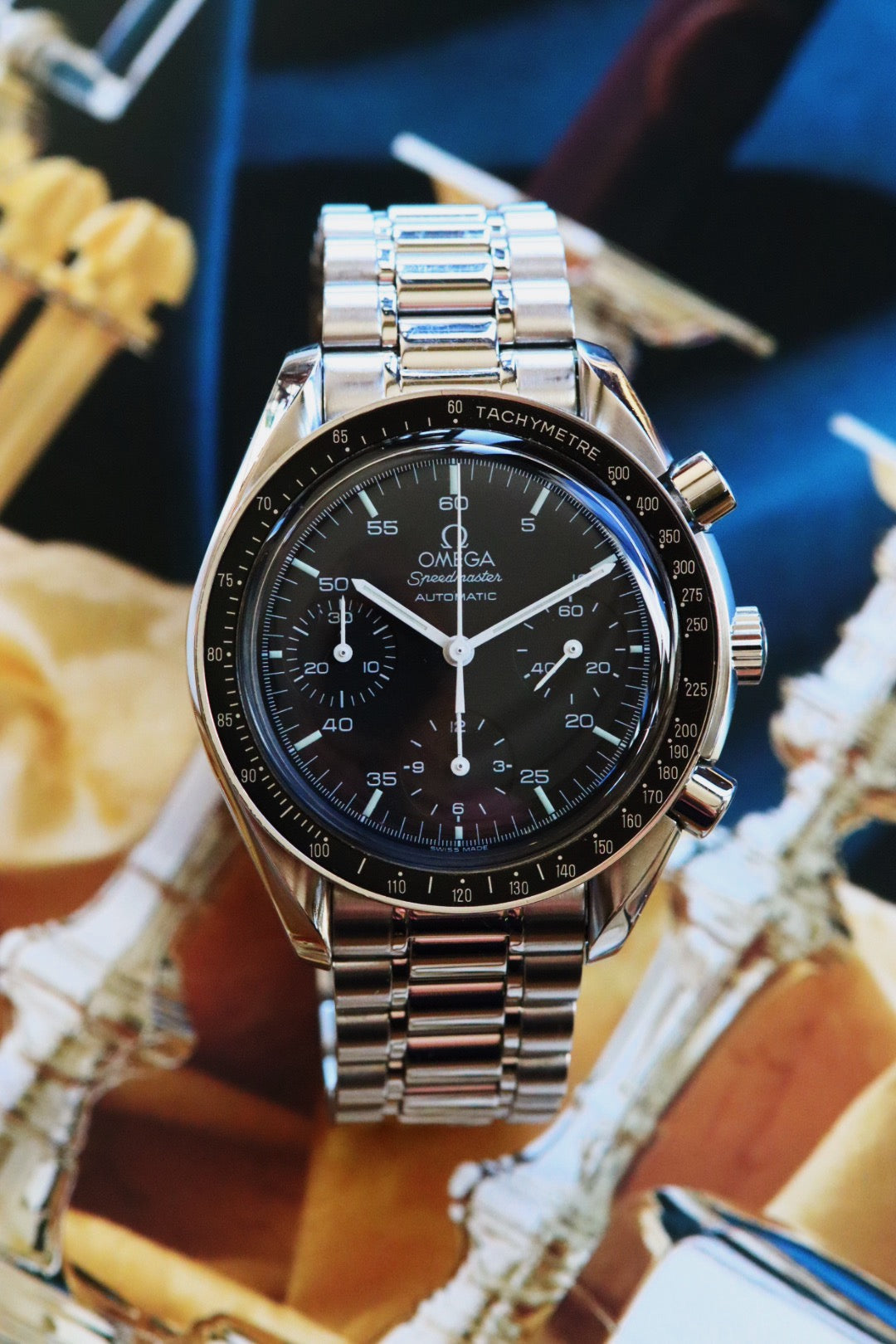 Omega Speedmaster Reduced 3510.50 – Automatique 39 mm – Cadran noir LumiNova