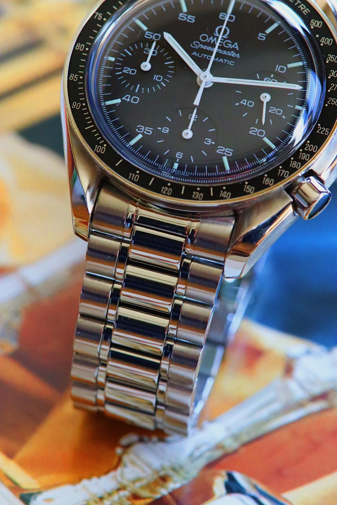 Omega Speedmaster Reduced 3510.50 – Automatique 39 mm – Cadran noir LumiNova