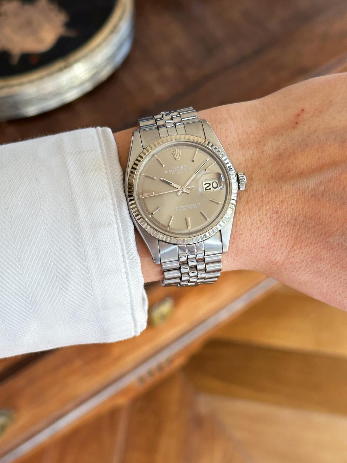 Rolex Datejust 1601 Ghost Sigma Dial – Gris Taupe – 36 mm – 1973