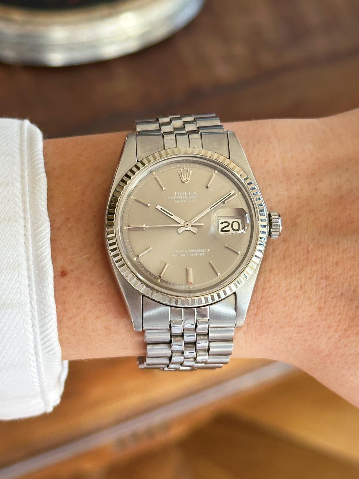 Rolex Datejust 1601 Ghost Sigma Dial – Gris Taupe – 36 mm – 1973