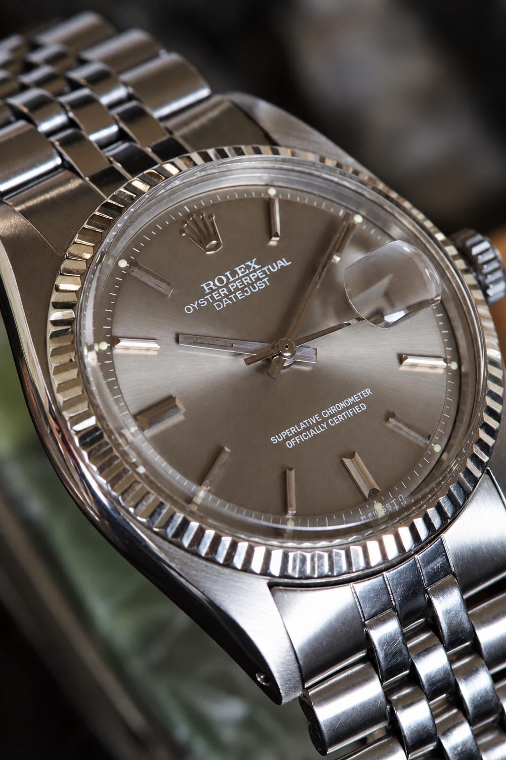 Rolex Datejust 1601 Ghost Sigma Dial – Gris Taupe – 36 mm – 1973