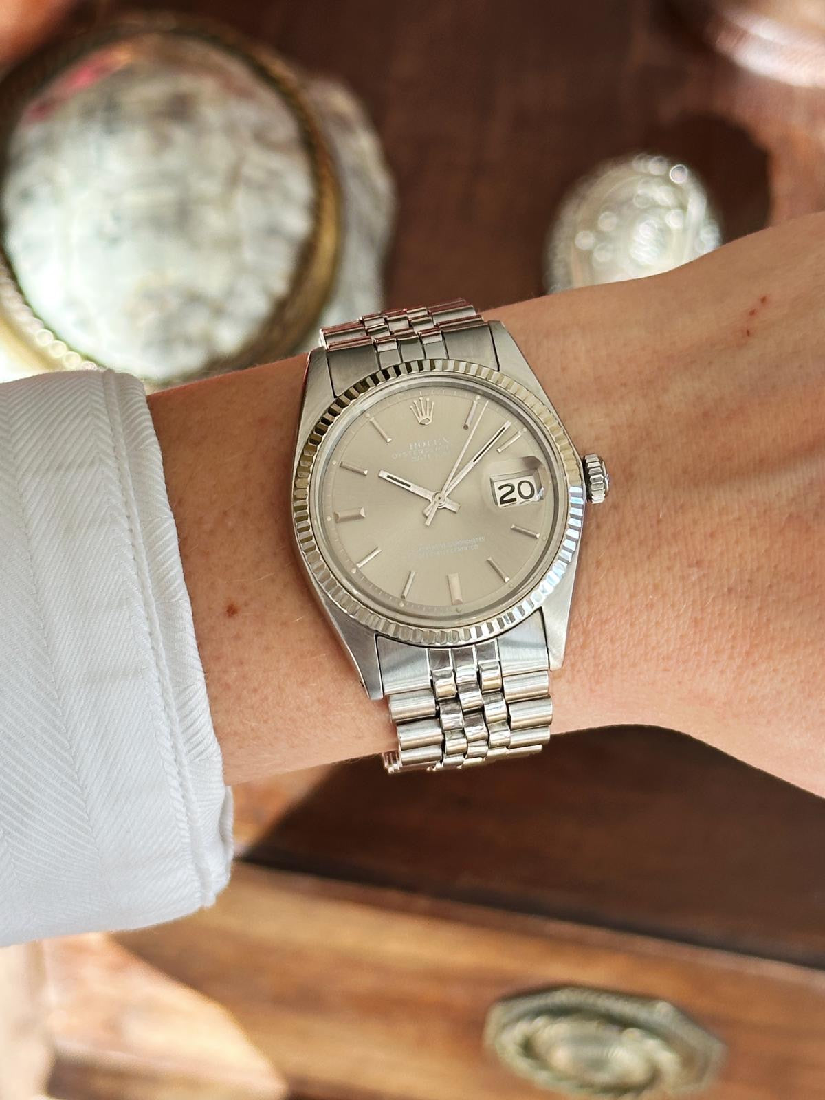 Rolex Datejust 1601 Ghost Sigma Dial – Gris Taupe – 36 mm – 1973