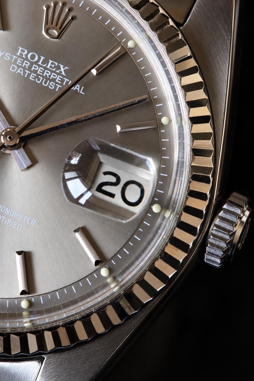 Rolex Datejust 1601 Ghost Sigma Dial – Gris Taupe – 36 mm – 1973
