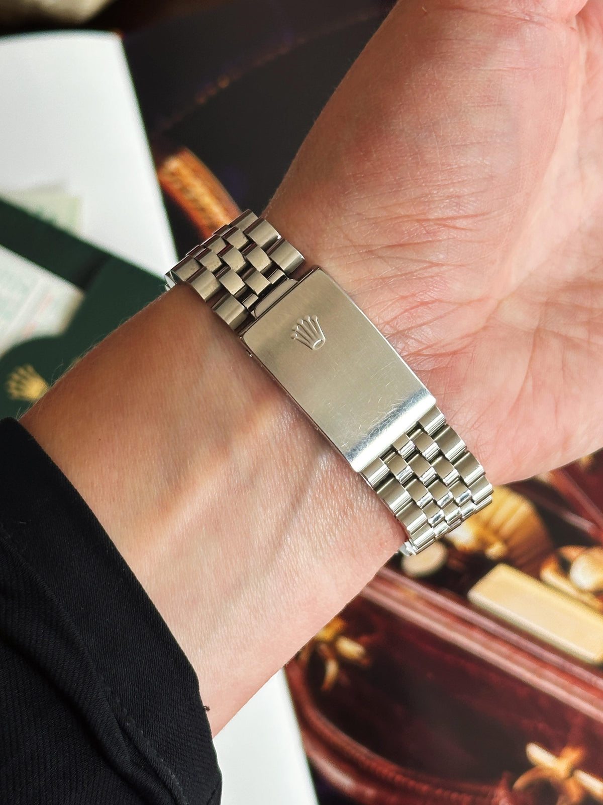 Rolex Datejust 16234 de 1987 – 36 mm – Cadran silver patiné crème